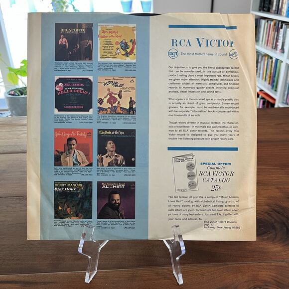 Glenn Yarbrough Time To Move On Vinyl LP 1964 RCA Victor LPM 2836 Mono - Picture 8 of 10